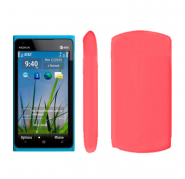 Case Silicone Flat Nokia Lumia 900 Red Case Silicone Flat Nokia Lumia 900 Red