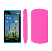 Case Silicone Flat Nokia Lumia 900 Pink Case Silicone Flat Nokia Lumia 900 Pink