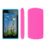 Funda Silicona Lisa Nokia Lumia 900 Rosa