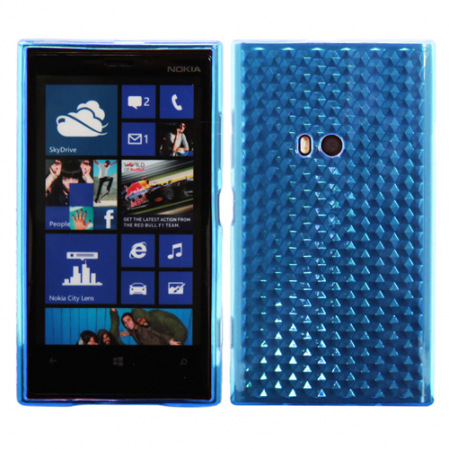 Funda Silicona Lisa Nokia Lumia 920 Azul