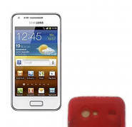 Case Silicone Flat Samsung Galaxy S Advance i9070 Red Case Silicone Flat Samsung Galaxy S Advance i9070 Red