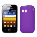Funda Silicona Lisa Samsung Galaxy Y S5360 Morada