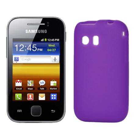 Funda Silicona Lisa Samsung Galaxy Y S5360 Morada