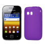 Funda Silicona Lisa Samsung Galaxy Y S5360 Morada