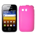 Funda Silicona Lisa Samsung Galaxy Y S5360 Rosa