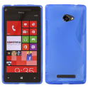 Funda Silicona Modelo S HTC Windows Phone 8X Azul