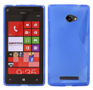 Funda Silicona Modelo S HTC Windows Phone 8X Azul