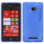 Funda Silicona Modelo S HTC Windows Phone 8X Azul