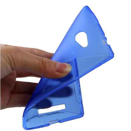 Funda Silicona Modelo S HTC Windows Phone 8X Azul