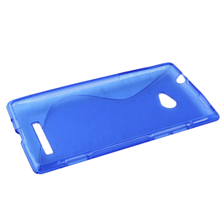Funda Silicona Modelo S HTC Windows Phone 8X Azul