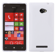 Funda Silicona Modelo S HTC Windows Phone 8X Blanca