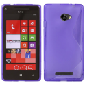 Funda Silicona Modelo S HTC Windows Phone 8X Morada