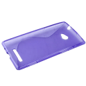 Funda Silicona Modelo S HTC Windows Phone 8X Morada
