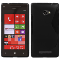 Funda Silicona Modelo S HTC Windows Phone 8X Negra