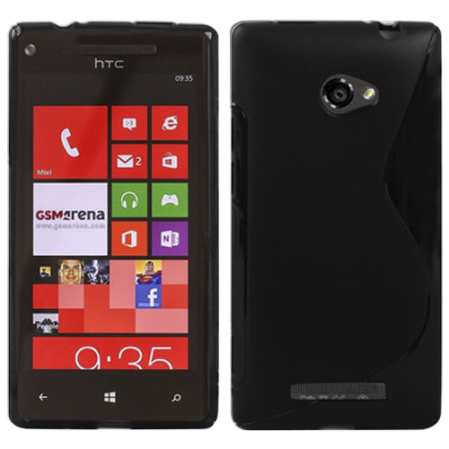 Funda Silicona Modelo S HTC Windows Phone 8X Negra