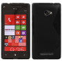 Funda Silicona Modelo S HTC Windows Phone 8X Negra
