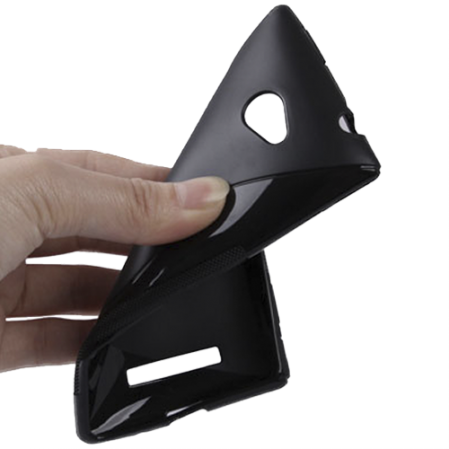 Funda Silicona Modelo S HTC Windows Phone 8X Negra