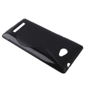 Funda Silicona Modelo S HTC Windows Phone 8X Negra