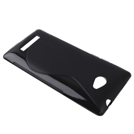 Funda Silicona Modelo S HTC Windows Phone 8X Negra