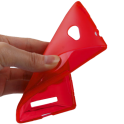 Funda Silicona Modelo S HTC Windows Phone 8X Roja