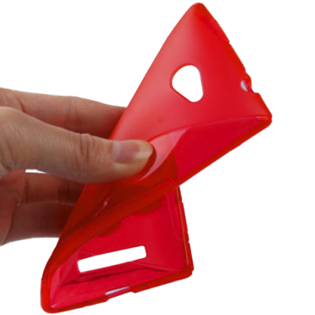 Funda Silicona Modelo S HTC Windows Phone 8X Roja
