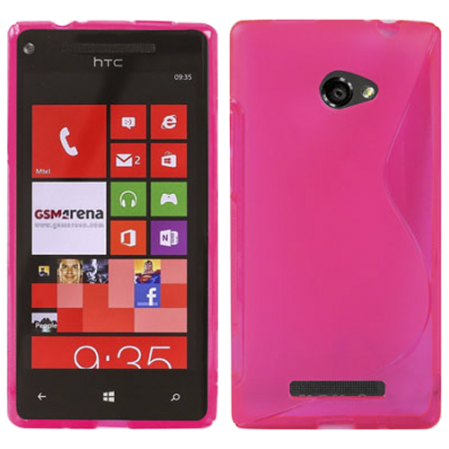 Funda Silicona Modelo S HTC Windows Phone 8X Rosa