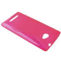 Funda Silicona Modelo S HTC Windows Phone 8X Rosa