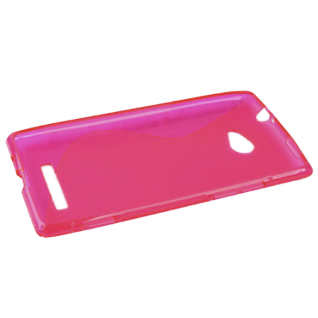 Funda Silicona Modelo S HTC Windows Phone 8X Rosa