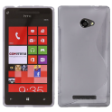 Funda Silicona Modelo S HTC Windows Phone 8X Gris