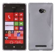 Funda Silicona Modelo S HTC Windows Phone 8X Gris