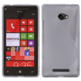 Funda Silicona Modelo S HTC Windows Phone 8X Gris