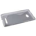 Funda Silicona Modelo S HTC Windows Phone 8X Gris