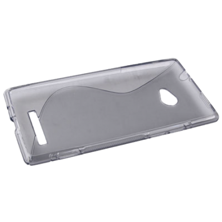 Funda Silicona Modelo S HTC Windows Phone 8X Gris