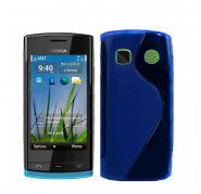 Funda Silicona Modelo S Nokia 500 Azul