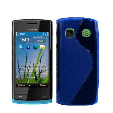 Funda Silicona Modelo S Nokia 500 Azul