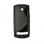 Funda Silicona Modelo S Nokia Asha 303 Negro Transp.