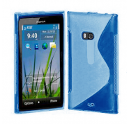 Funda Silicona Modelo S Nokia Lumia 900 Azul