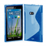 Funda Silicona Modelo S Nokia Lumia 900 Azul