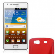 Funda Silicona Modelo S Samsung Galaxy S2 i9100 Rojo