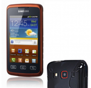 Funda Silicona Modelo S Samsung Xcover S5690 Negro Transp.
