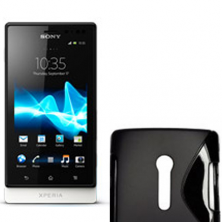 Funda Silicona Modelo S Sony Xperia ION LT28i Negra