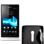 Funda Silicona Modelo S Sony Xperia ION LT28i Negra