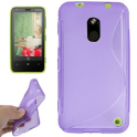 Funda Silicona Rigida Tipo S Nokia Lumia 620 Morada