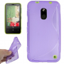 Funda Silicona Rigida Tipo S Nokia Lumia 620 Morada