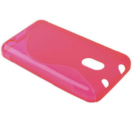 Funda Silicona Rigida Tipo S Nokia Lumia 620 Rosa