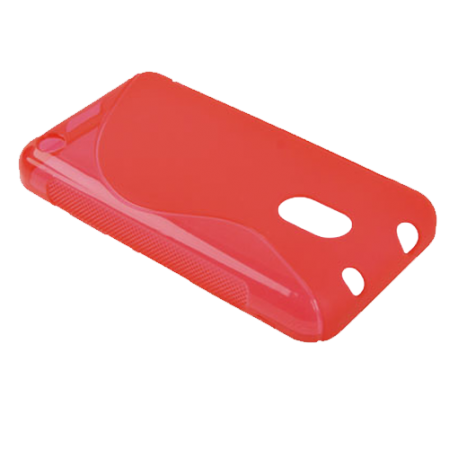 Funda Silicona Rigida Tipo S Nokia Lumia 620 Roja