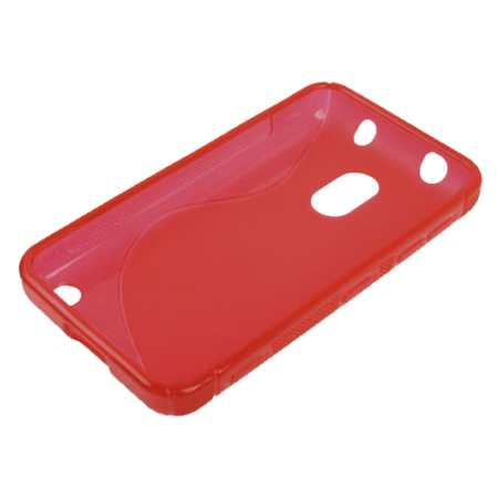 Funda Silicona Rigida Tipo S Nokia Lumia 620 Roja