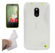 Funda Silicona Rigida Tipo S Nokia Lumia 620 Transparente