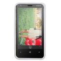 Funda Silicona Rigida Tipo S Nokia Lumia 620 Transparente