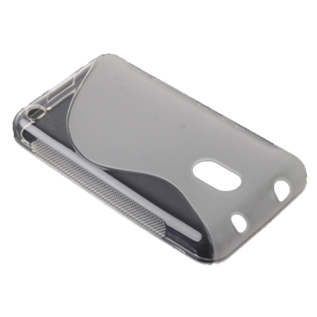 Funda Silicona Rigida Tipo S Nokia Lumia 620 Transparente